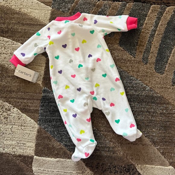 Carter's Soft Heart Onesie (Newborn) - Picture 3 of 4